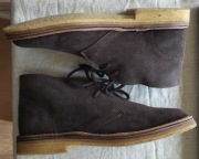 Shoepassion - męskie buty szyte - chukka casual - zamsz 41.5 - 7.5 - nowe