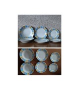 zastawa stołowa zestaw talerzy głęboki płaski deserowy Bentley