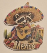 Magnes na lodówkę akrylowy Mexico Meksyk Sombrerro Tequila  (44) 