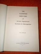 Tajny katalog podpisów, symboli i monogramów artystów Caplan, H.H