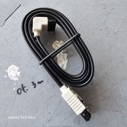 Kabel przewód SATA III 6GB/s PC kątowy wtyk 90stopni 50cm czarny HURT ilość