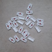 LEGO 3069bpb0779 koperta list druk Tile 1x2 12szt