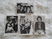 Pocztówka kolekcjonerska 4 szt. The Beatles, Jimi Hendrix, Rolling Stones