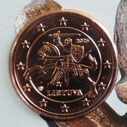 LITWA 2025 2 CENTY UNC !!!!!!!!!!