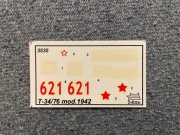 Kalkomania T-34-76 (1942) scala 1/35