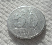 Niemcy Wschodnie NRD DDR 50 fenigów pfennig 1958 A Berlin KM# 12.1