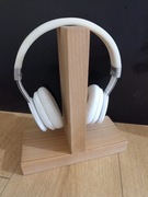 Stojak na słuchawki hand made z drewna bukowego