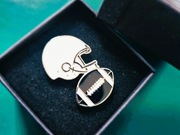 Spinki do koszuli mankietów futbol amerykański NFL Prezent Szybka wysyłka