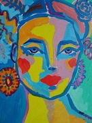 obraz do salonu portret hiszpanka