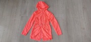 KURTKA PRZECIWDESZCZOWA 11-12L 152 RÓŻOWA LEKKA JESIENNA WIOSENNA