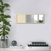 Ikea Folkja lustro 60x20 cm ręcznie wykonane