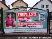 Baner reklamowy z dowolnym nadrukiem 