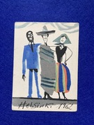 Janusz Bruchnalski Pocztówka Światowy Festiwal Młodzieży i Studentów 1962