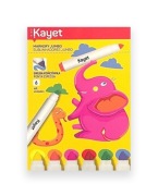 jumbo markery kayet, kayet jumbo markery 6 kolorów grube końcówki