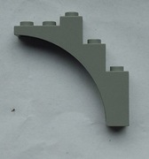 LEGO 2339 Łuk jasnoszary 1 x 5 x 4 6558