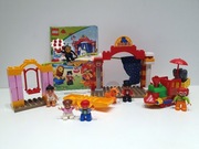 Lego DUPLO 5593 cyrk 5606 pociąg słoń tygrys klaun płytka 8x16 klocki