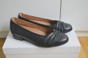 Clarks nowe baleriny skórzane 38 wygodne pianka wkładka HIT