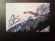 Manuel Fettner autograf skoki narciarskie 