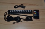 RGB Oświetlenie podłogowe samochodu 48 LED