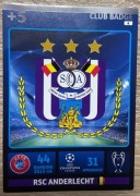 PANINI CHAMPIONS LEAGUE 2014/15 KARTA LOGO ANDERLECHT
