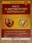Korona Kielce - Widzew Łódź program meczowy 2014