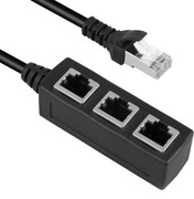 Doonjiey Ethernet splitter cable RJ45/1-3 Cable Adapter for Computer-Router