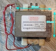 Transformator mikrofalowki 801EMR-1