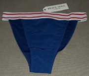 Dół od bikini, granatowy, z szeroką gumką, roz. S