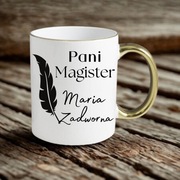 Kubek "Pani Magister" – Idealny Prezent na Obrony i Ukończenie Studiów!