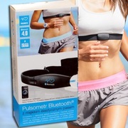 Pulsometr Bluetooth 150188-HMBT 4.0 PAS na klatkę piersiową (czarny)