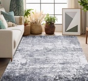 Dywan nowoczesny - Szary/Wielokolorowy