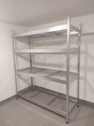 Regał Ażurowy, Warsztatowy do Garażu, Magazynu 180x150x60 cm 4P/400 kg