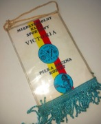 Proporczyk MKS Victoria Toruń herb Piłka Ręczna Kobiet