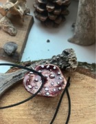 Naszyjnik zawieszka grzyb muchomor fantasy dark