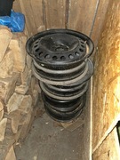 Komplet Oryginalnych stalowych Felg 5x98 R16 Fiat Doblo, Tipo, 500L, Combo