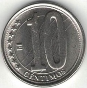 Wenezuela 10 centimos centymów 2009 - 18 mm - nr 3