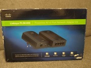 Transmiter adapter sieciowy Cisco Linksys PLSK400 Komplet