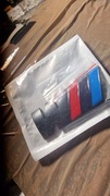 Znaczek emblemat M Pakiet przykrecane metalowe w grill, nerki bmw 8cm/3cm