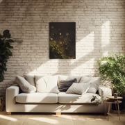 Fotoobraz na płótnie 50x70 – Mech | Natura | Prezent Ciemna zieleń