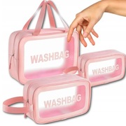 Kosmetyczka podróżna damska męska kosmetyczki organizer podróżny zestaw 3w1