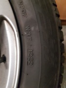 kpl opon zima z felgami skoda