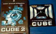 Cube 1 i Cube 2 filmy DVD zestaw dwóch filmów film