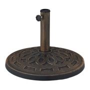 Stojak na parasol ciemny brąz 33 x 49 cm