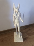 Figurka Anubis z kamienia alabastrowego dekoracja