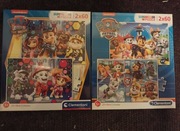 Puzzle 2zestawy nowe psi patrol 2 w 1
