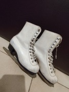 Białe łyżwy figurowe PRL Polsport rozmiar 31! 