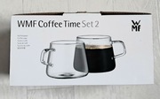 Nowy zestaw 2 szklanych filiżanek do kawy wmf Coffee Time