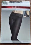 Rajstopy z koronką kryjące Marilyn EROTIC VITA BASSA 50 czarny 5/XL
