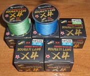 Plecionka - 500m ( 5 x100m ) 0,12mm 8,1kg green & blue