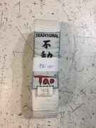 Tao Sports obi pas biały 190 cm karate, judo 